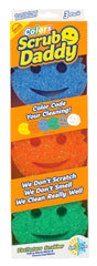 Scrub Daddy Color Sponge - Scratch-Free Multipurpose Dish Sponges for Kitchen, Bathroom + More - Household Cleaning Sponges Made with BPA-Free