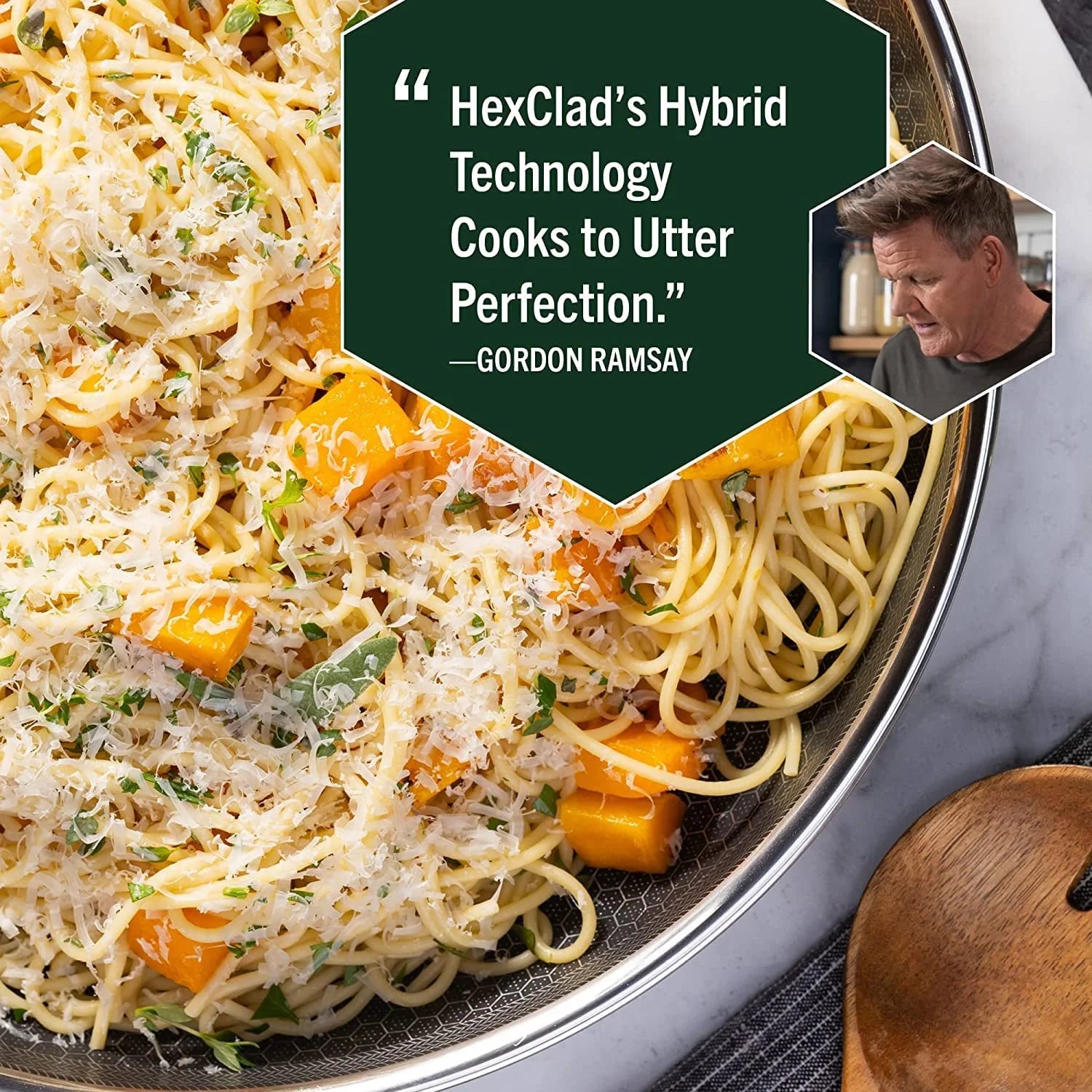 Hexclad 6 Piece Hybrid Stainless Steel Cookware Pan Set 8", 10", 12" with Glass Lids